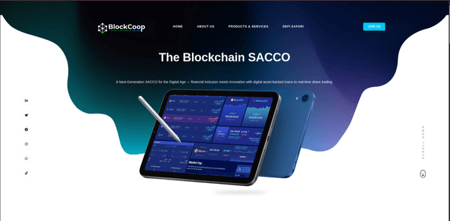 BlockCoop Sacco Website