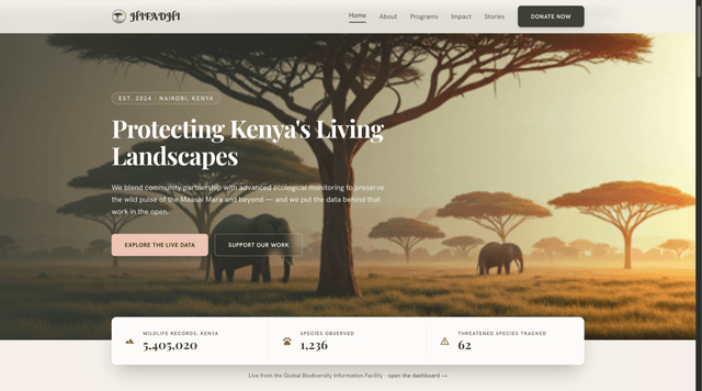 Hifadhi — Conservation Data Platform