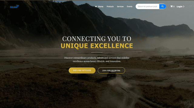 YetuLink — E-commerce & Events Platform